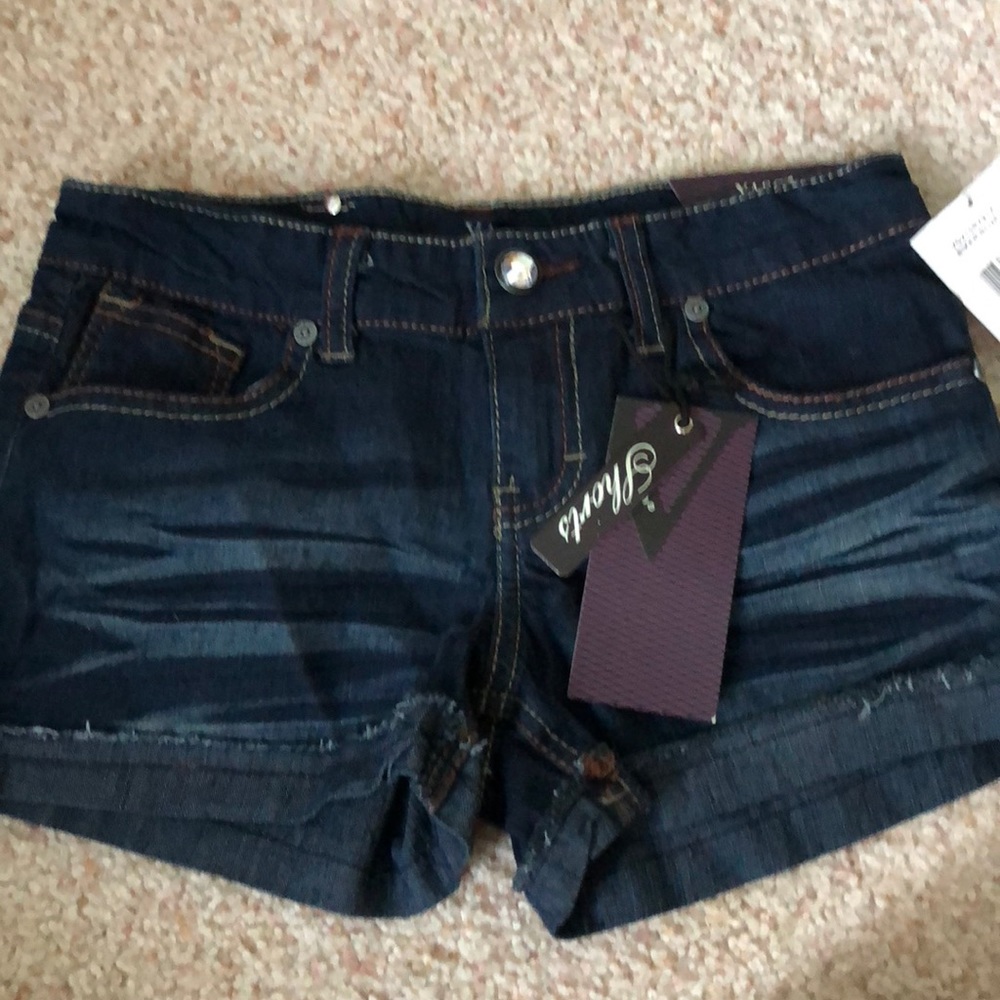 Denim shorts